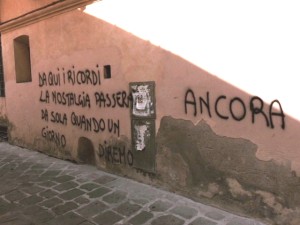 Scritte Muri Pistoia