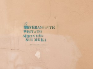 Scritte Muri Pistoia