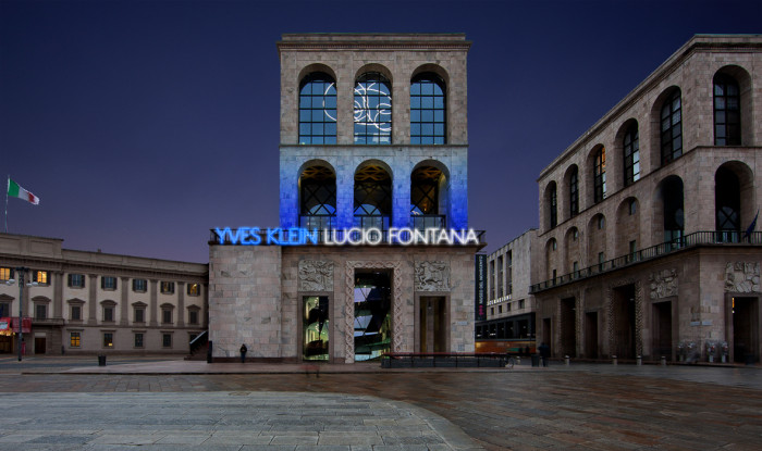 klein fontana milano museo del novecento