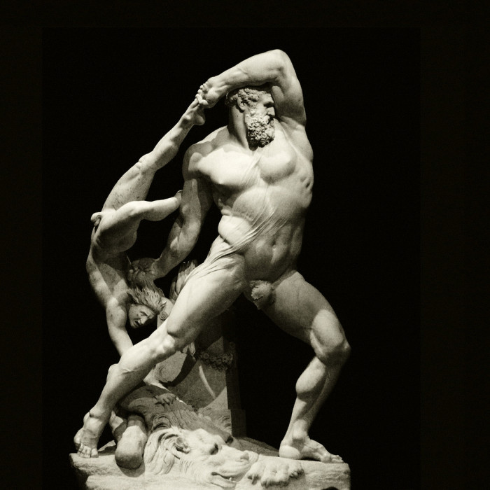 Antonio Canova, Ercole e Lica, marmo, 1795-1815, Galleria Nazionale d'Arte Moderna, Roma