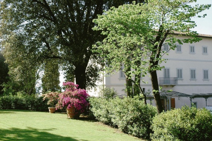 Villa Bardini dopo i restauri. La facciata est.