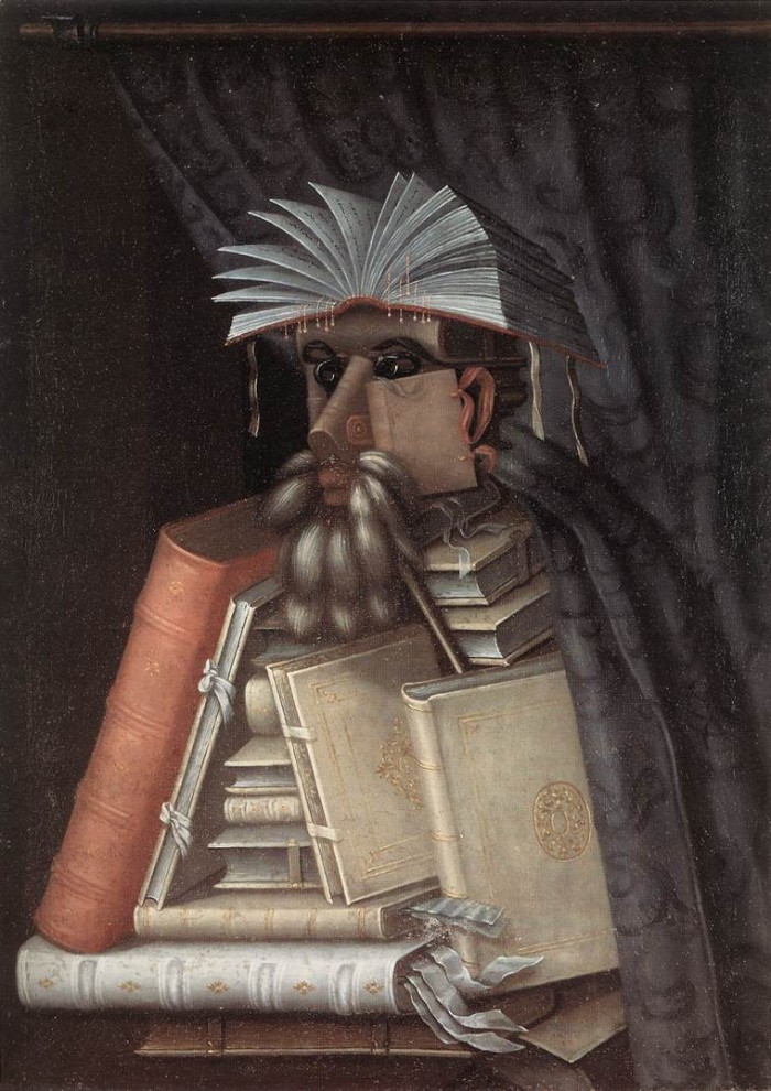 arcimboldo, il bibliotecario.