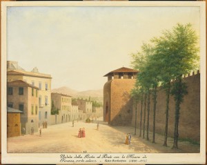 Fabio Borbottoni, Veduta di Porta al Prato