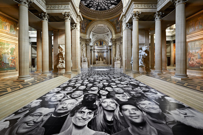 JR, Inside Out – Au Panthéon, Paris, 2014