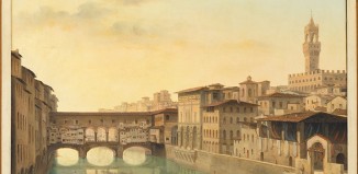 fabio borbottoni, ponte vecchio e lungarno degli uffizi