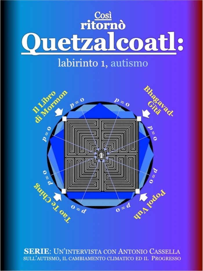 Così ritornò Quetzalcoatl, labirinto 1, autismo. Un'intervista con Antonio Cassella sull'autismo, il cambiamento climatico ed il Progresso