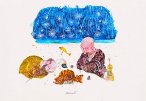 Antonio Possenti Notte, 2014 Tecnica mista, cm 35x50