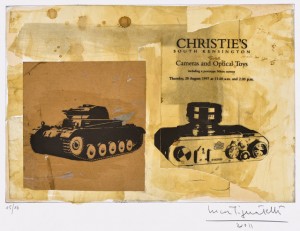 Luca Pignatelli Analogie 2011, PZKPFW II AUSF C. NIKON, 2011 Maniera a zucchero, cm 32x47
