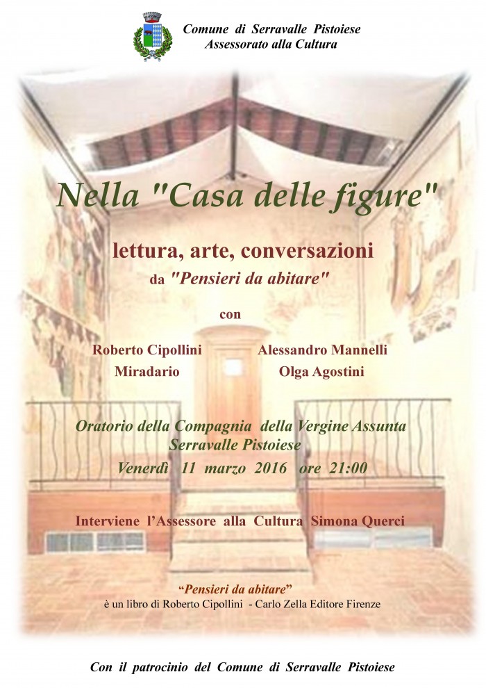 Nella casa delle figure - evento serravalle pistoiese 11 marzo 2016