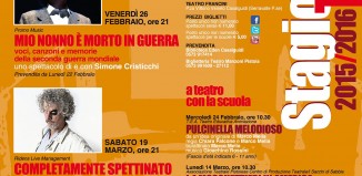 teatro francini casalguidi programma stagione teatrale 2016