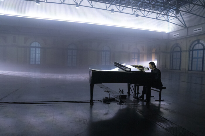 Nick Cave alone at Alexandra Palace